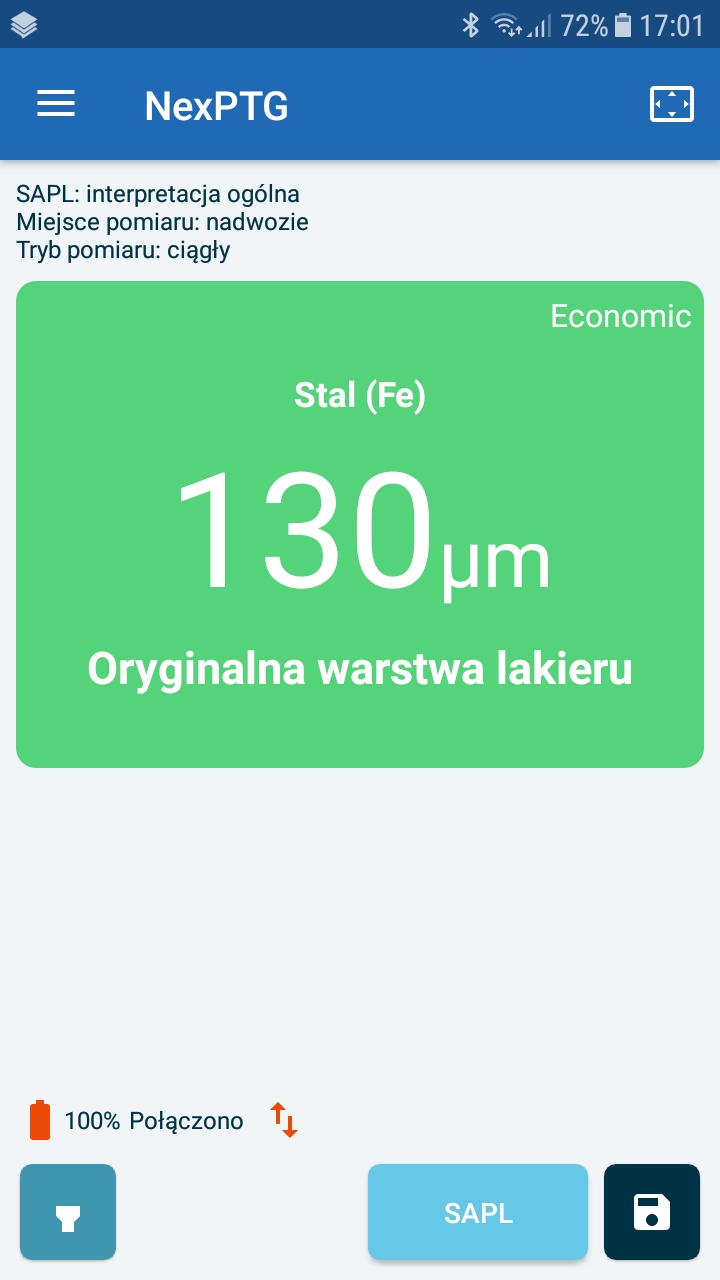 NexPTG Economic zrzut ekranu